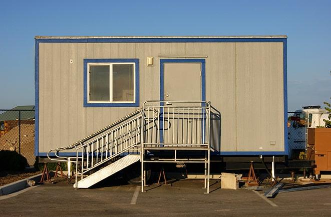 portable office trailers available for on-site project needs